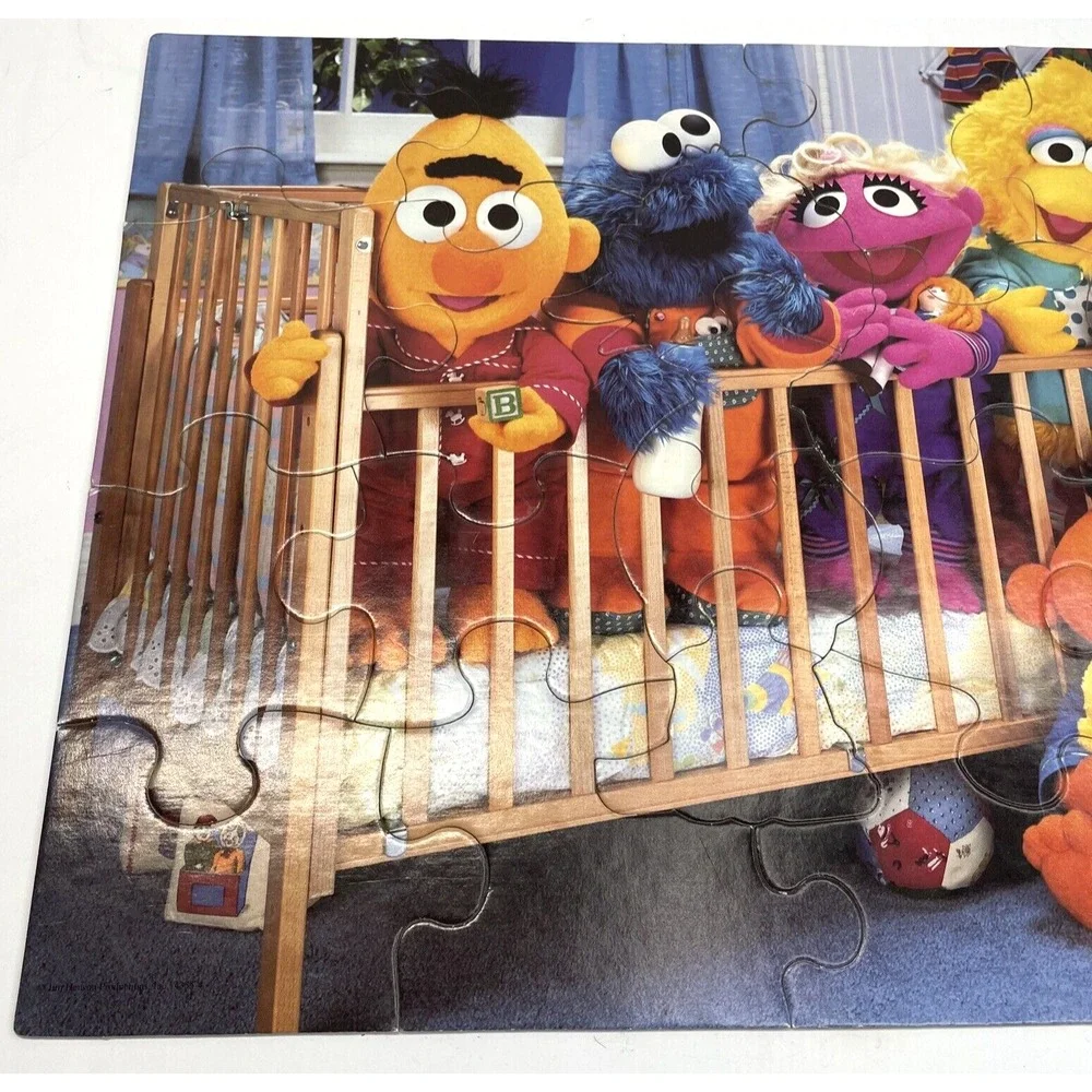 Vintage Sesame Street Babies 20 piece puzzle Milton Bradley MB 1992